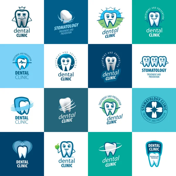 Logotipo do vetor odontologia —  Vetores de Stock