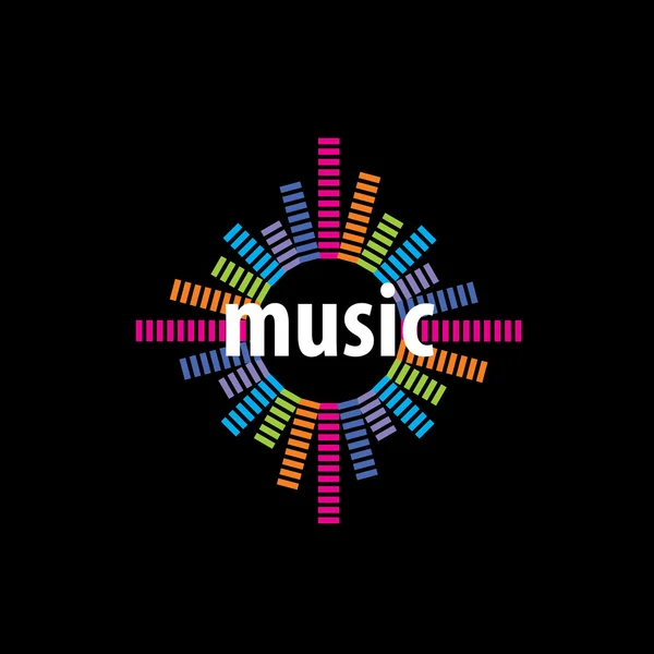 Vektor logo musik — Stock vektor