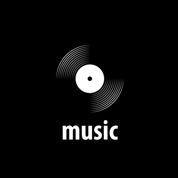 Musica logo vettoriale — Vettoriale Stock