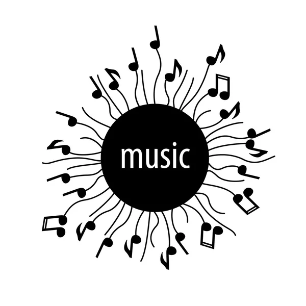 Vektor-Logo Musik — Stockvektor