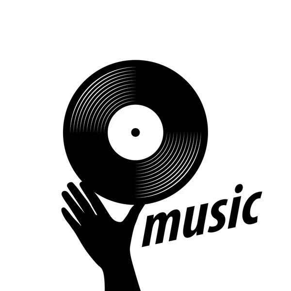 Vektör logo müzik — Stok Vektör