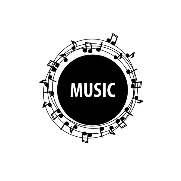 ベクトルのロゴの音楽 — ストックベクタ