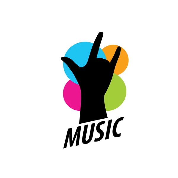 Musica logo vettoriale — Vettoriale Stock