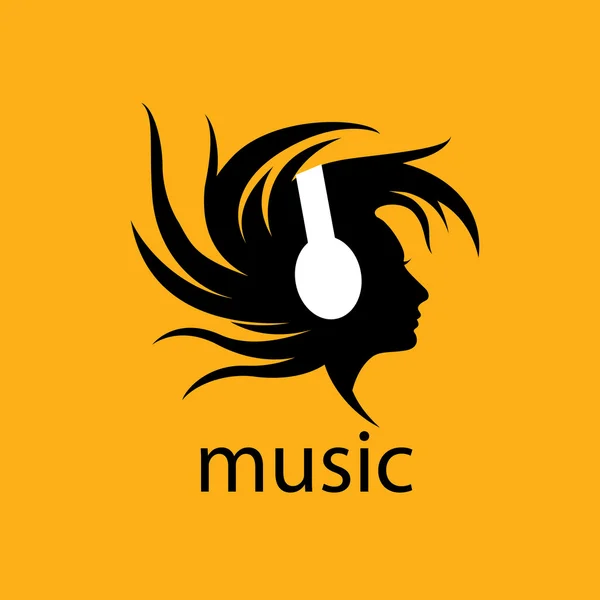 Musica logo vettoriale — Vettoriale Stock