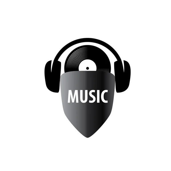 Vector logo música — Vector de stock