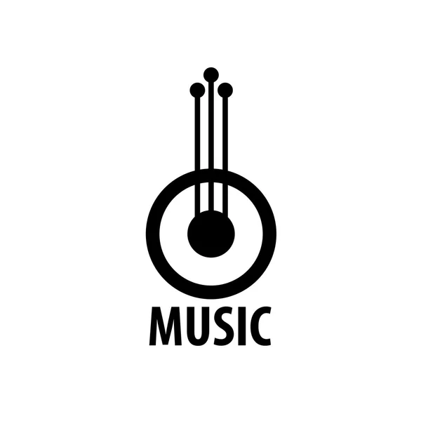 Vector logo muziek — Stockvector