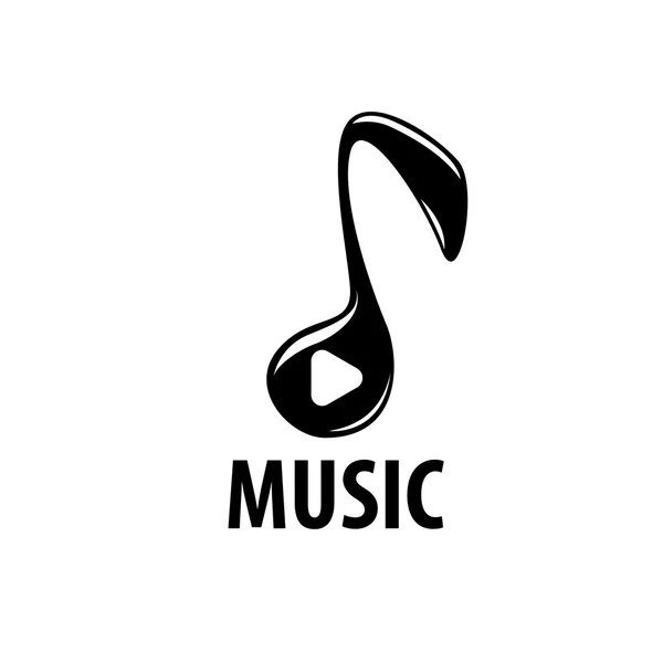 Vector logo muziek — Stockvector