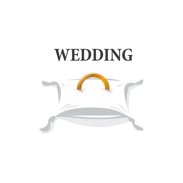 Logo vectoriel mariage — Image vectorielle