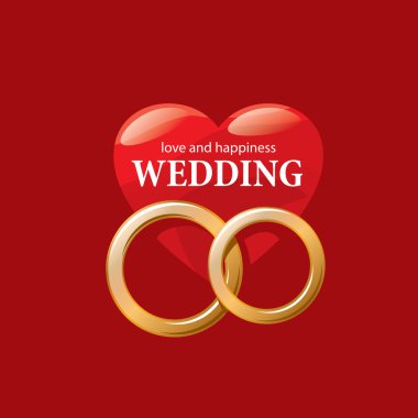 vektör logo düğün