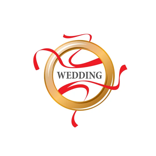 Logo wektor wesele — Wektor stockowy
