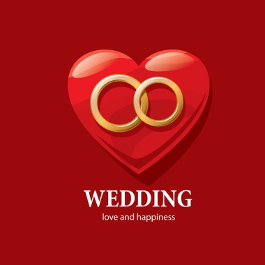 vektör logo düğün