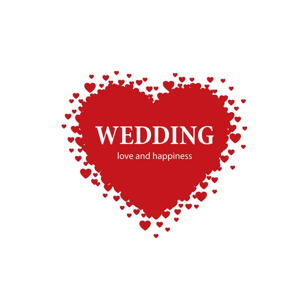 Vektorové logo svatba — Stockový vektor