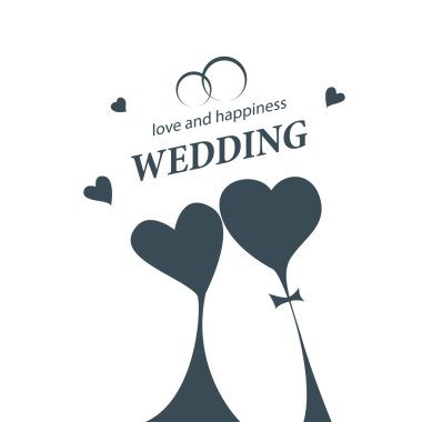 vektör logo düğün