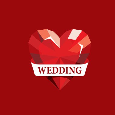 vektör logo düğün