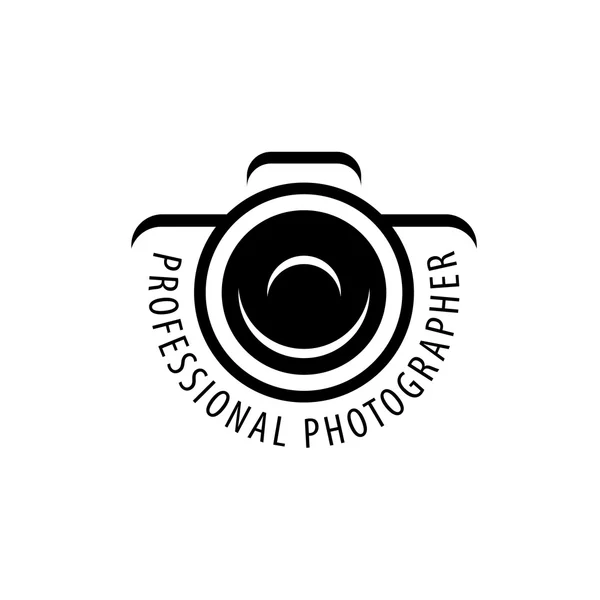 Векторный логотип для фотографа — стоковый вектор