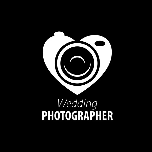 Logo vectorial para fotógrafo — Vector de stock