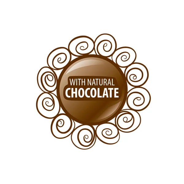 Векторна емблема шоколаду — стоковий вектор