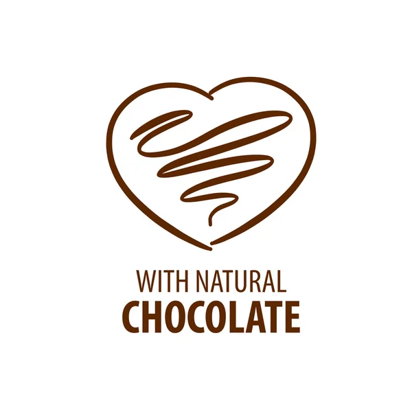 Logo vettoriale cioccolato — Vettoriale Stock
