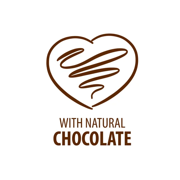 Vector logo chocolate — Stock Vector