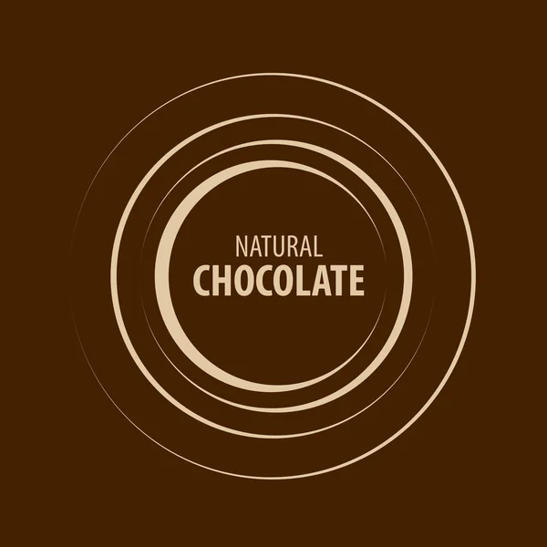 Logo vectoriel chocolat — Image vectorielle