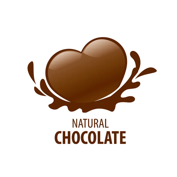 Logo vettoriale cioccolato — Vettoriale Stock