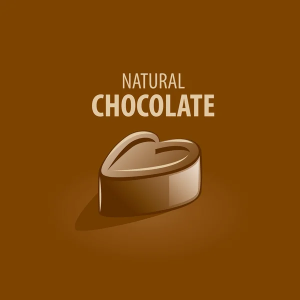 Logo vettoriale cioccolato — Vettoriale Stock