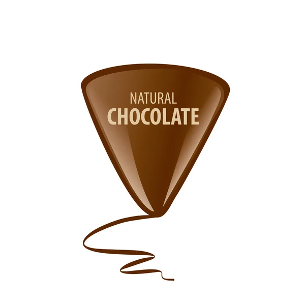 Vektorové logo čokoláda — Stockový vektor