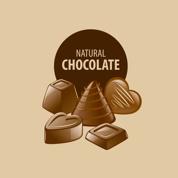 Logo vectoriel chocolat — Image vectorielle