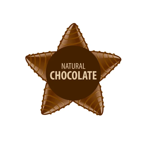 Vektor logo choklad — Stock vektor