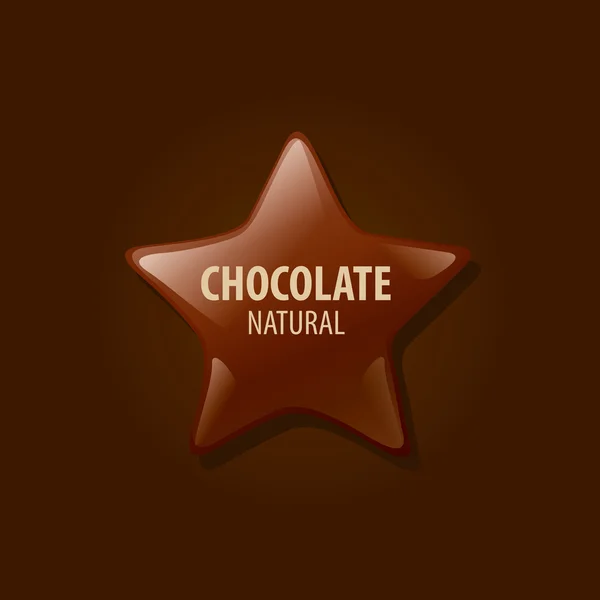 Vektor-Logo Schokolade — Stockvektor