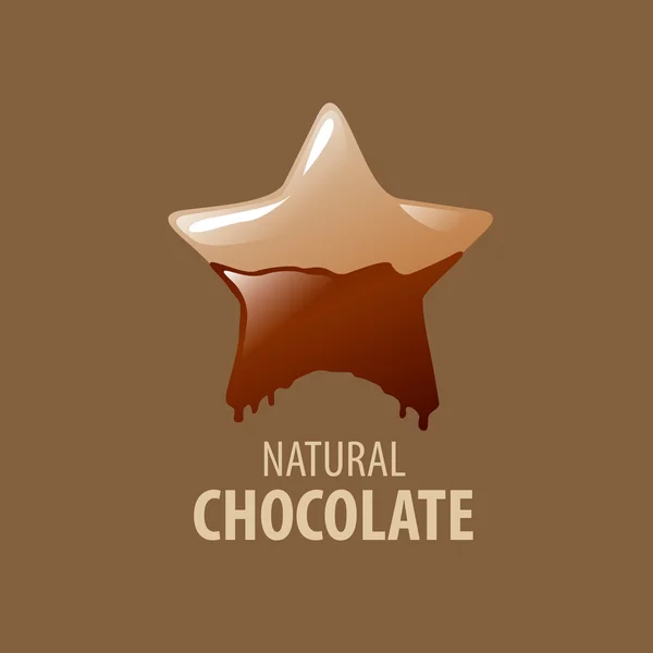 Vector logo de chocolate — Vector de stock