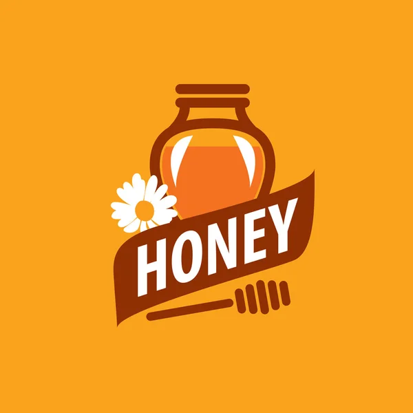 Logotipo do mel vector — Vetor de Stock