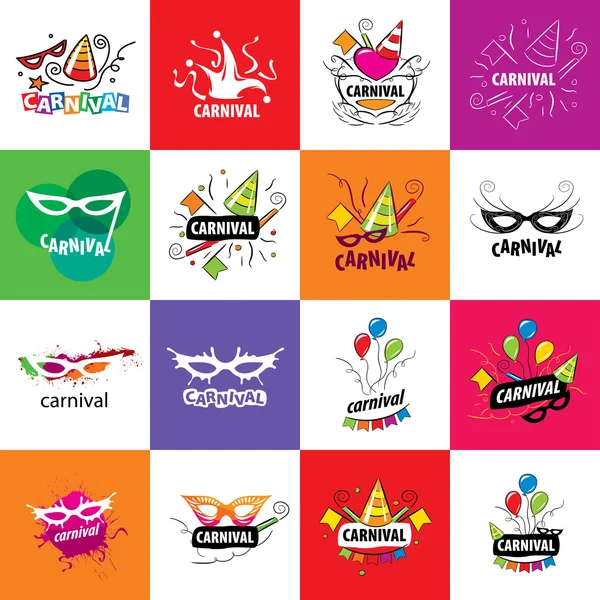 Logotipo do vetor de carnaval — Vetor de Stock