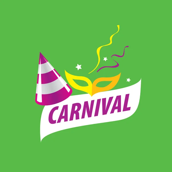 Logotipo do vetor de carnaval — Vetor de Stock