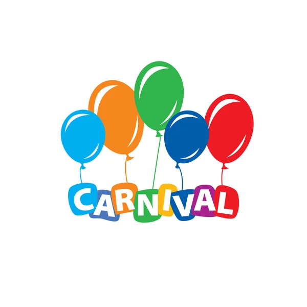 Логотип карнавального вектора — стоковый вектор
