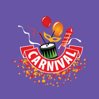 Karnaval vektör logosu