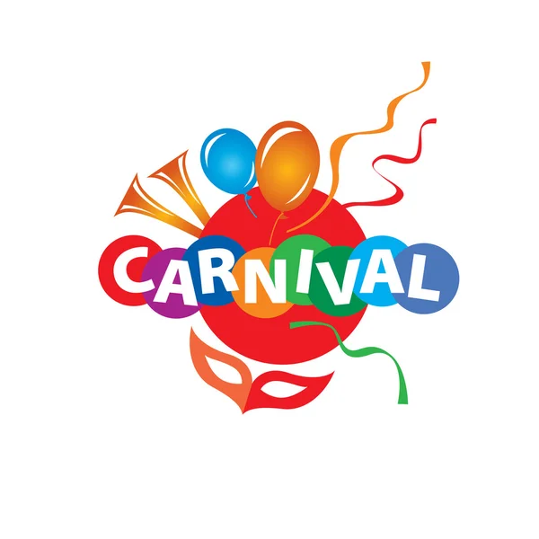 Logo vettoriale Carnevale — Vettoriale Stock