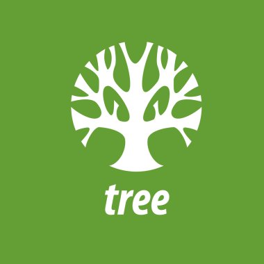 vektör logo ağaç