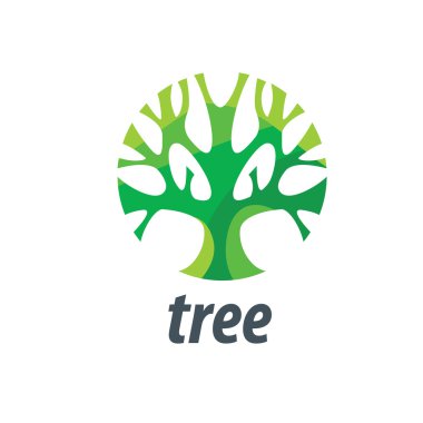 vektör logo ağaç
