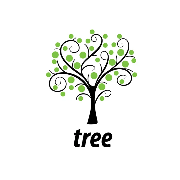 Vektor logo träd — Stock vektor