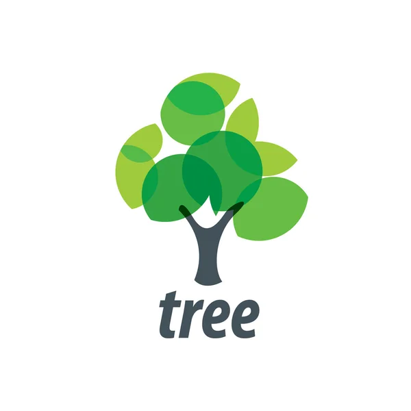 Arbre logo vectoriel — Image vectorielle