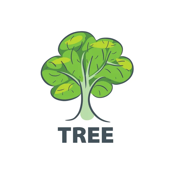 Arbre logo vectoriel — Image vectorielle