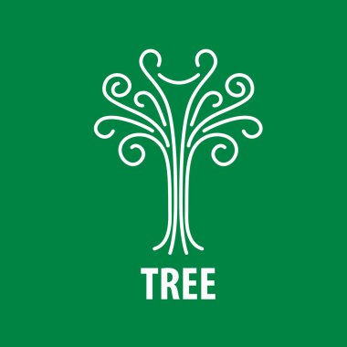 vektör logo ağaç