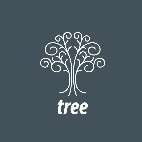 Arbre logo vectoriel — Image vectorielle