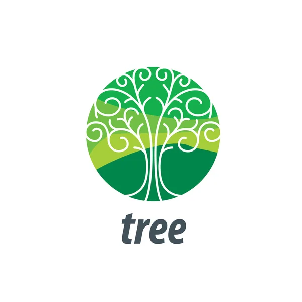 Arbre logo vectoriel — Image vectorielle