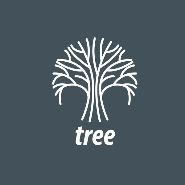 Arbre logo vectoriel — Image vectorielle