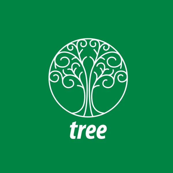 Arbre logo vectoriel — Image vectorielle