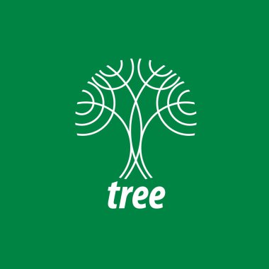vektör logo ağaç