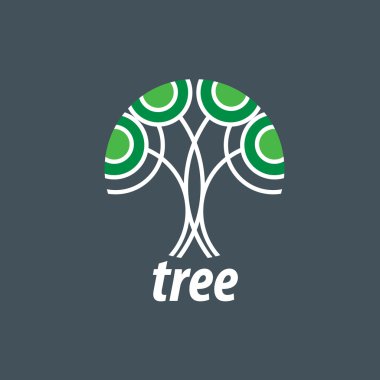 vektör logo ağaç
