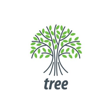 vektör logo ağaç